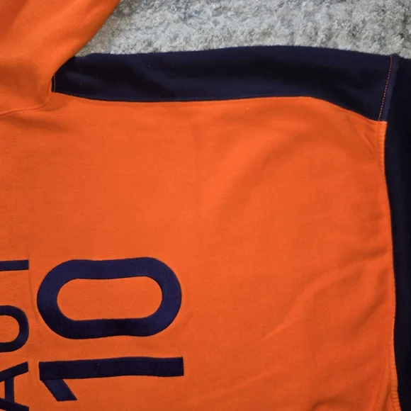 Original Polo Ralph Lauren Performance Track Jacket! Orange, Full Zip. Size L.